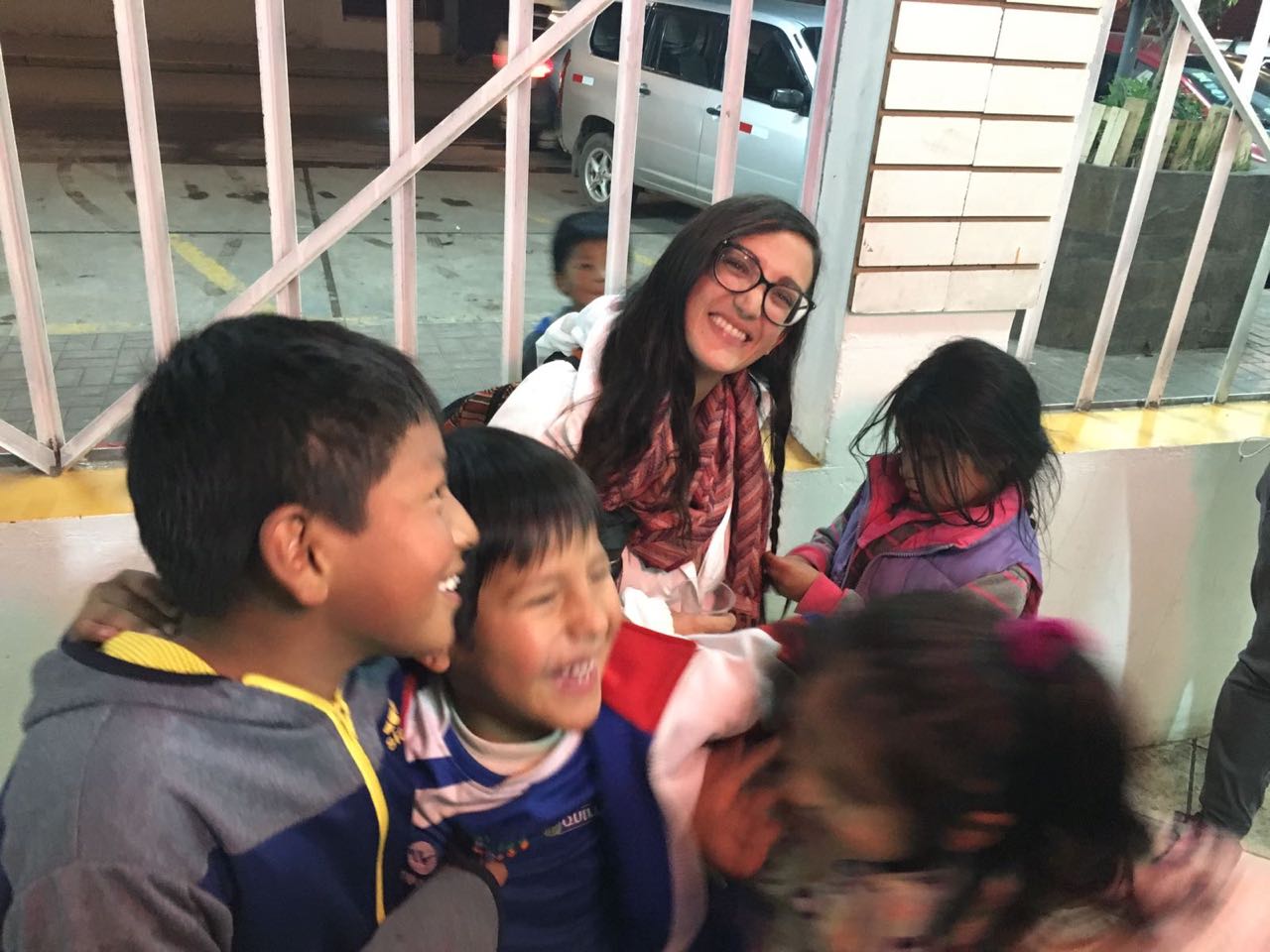 IMG_0520 Christina Romeo teaching children in Peru