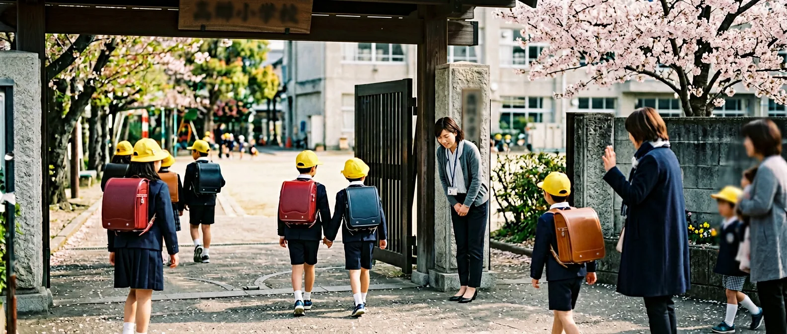 Teaching English in Japan — students in class